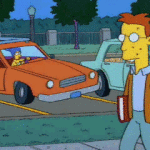 Homer yells nerd