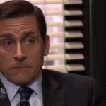 Michael Scott What reaction gifrific