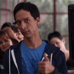 abed thumbs up