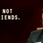 colbert were not friends