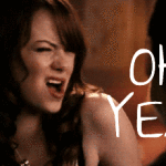 emma stone says oh yea