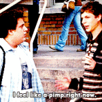 i feel like a pimp right now superbad