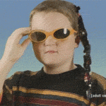kid in sunglasses