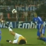 soccer kick to the head
