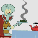 Squidward reaction
