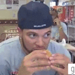Deron Williams Eating Wendys and Smiling