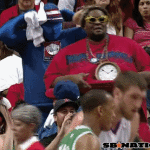 Flava Flav Fat 76ers Fan