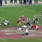 49ers Aldon Smith Runs to Bench After Sack
