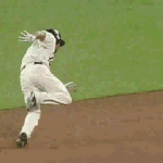 Ben Revere trip flip and slide Minnesota Twins