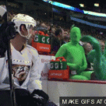 Green Man Hockey Taunt