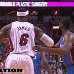 James Harden Pretends to Get Hit in Face
