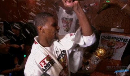 Miami Heat on Miami Heat Champagne Celebration Chris Bosh Top Five Gifs From The