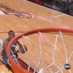 Russell Westbrook Misses Dunk