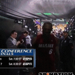 lebron james beer dump on head