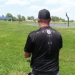 Avery Jenkins Disc Golf Throw into Basketball Hoop
