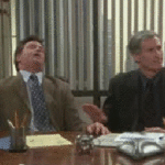 Chandler Bing Falls Asleep during meeting shock wake up