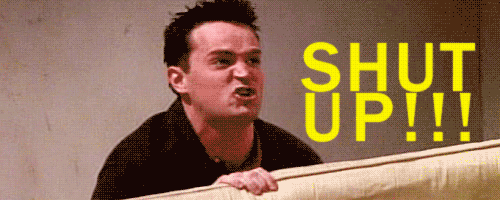 http://gifrific.com/wp-content/uploads/2012/07/Chandler-Shutup-Friends.gif