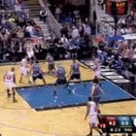 Chicago Bulls guard Kirk Hinrich behind the back move vs Orlando Magic