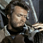 Clint Eastwood Playing With Cat