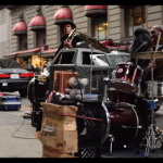 Drumming and Singing on street