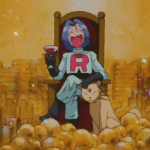 James Pokemon on Throne gold