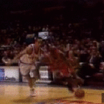 Michael Jordan Dunk on Patrick Ewing