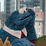 anxious cookie monster