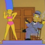 homer rocking chair gun twirl