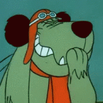 Cartoon Character Mutley Laughing
