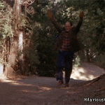 George Costanza Prancing Through Park