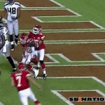 Matt Cassel Celebration Fail