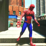 Spider-Man Falling Down Stairs