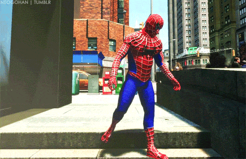 Spider-Man-Falling-Down-Stairs.gif