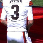 Brandon Weeden Caught Under USA Flag