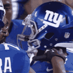 Giants David Wilson Crying on Sidelines