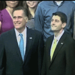 Paul Ryan and Mitt Romney Laughing