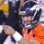 Peyton Manning Thumbs Up Broncos