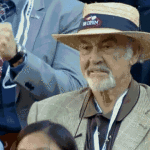 Sean Connery Fist Pump US Open