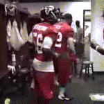 Sean Weatherspoon Locker Room Dance