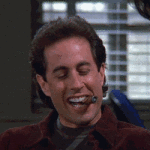 Seinfeld Laughing with Cigar