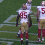 Vernon Davis Field Goal Dunk After Touchdown Fail