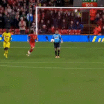 Daniel Agger Knocks Ball out of Goalkeepers hands
