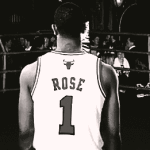 Derrick Rose Hit in Head with Basketball Photo Shoot