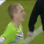 Fan Runs Onto Field and Hits Chris Kirkland in Face