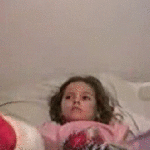 Little Girl Santa Wake Up Reaction