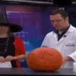 Pumpkin Explosion on Live TV