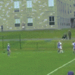 Womens Soccer Hits Player in Face Twice Throw In