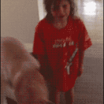 Crying Girl Runs Into Wall