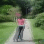 Girl Rollerskate Fail