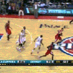 Matt Barnes Alley Oop Off Glass Blake Griffin Dunk